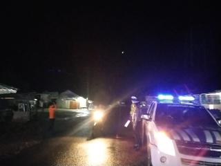 Kapolsek Kemuning Pimpin Blue Light Patrol dan Coolling System Pastikan Pergantian Tahun Tidak Ada L